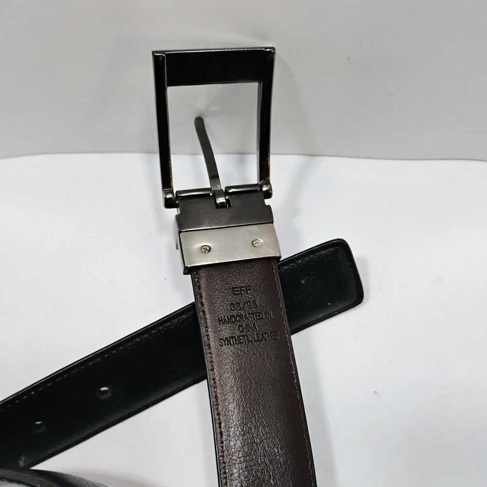 Reaction Kenneth Cole Reversible Black/ Brown Men's Belt 38/95